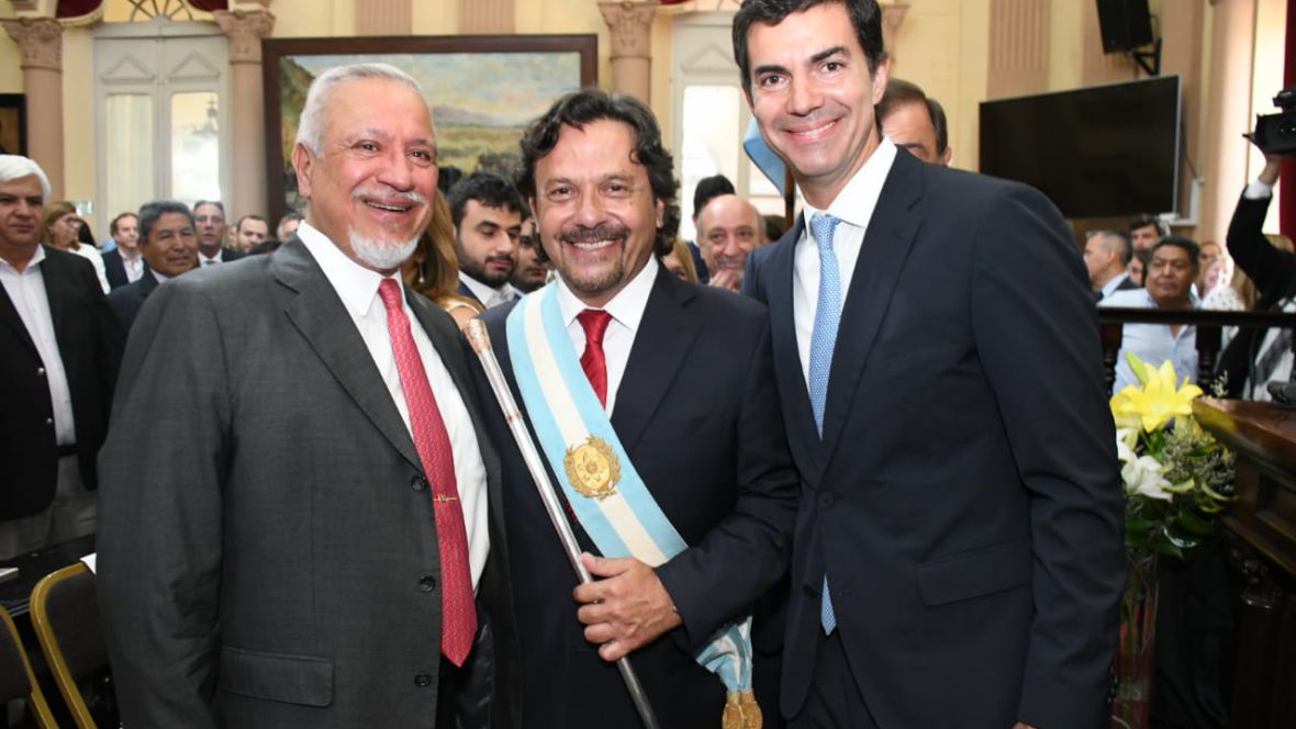 Romero, Sáenz y Urtubey juntos, la foto más impactante del día en Salta
