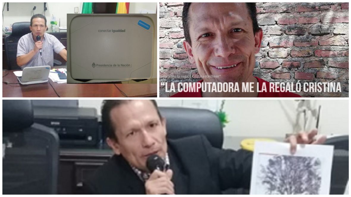 "La computadora me la regaló CFK", la insólita confesión del funcionario boliviano