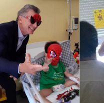 El ex presidente visitó a un niño que tiene cáncer y quería comer un pancho con él