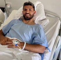 Lindo mensaje del Kun Agüero tras ser operado de su lesión: "Todo salió bien"