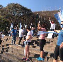 La marcha en Salta contra la reforma judicial tuvo una convocatoria muy pobre