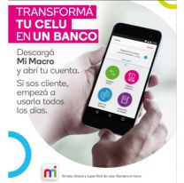Banco Macro lanza MI MACRO: una app para transformar tu celular en un banco