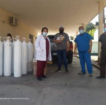 Vecinos de Rosario de Lerma hicieron una colecta y donaron tubos de oxígeno al hospital