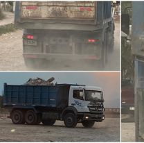 Camiones llevan basura a Vaqueros y Moreno mira para otro lado