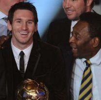 El fenomenal agradecimiento de Messi para Pelé: "La verdad que fue..."