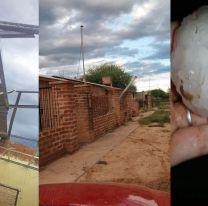 Temporal en Rivadavia Banda Sur: piden ayuda para restaurar sus viviendas