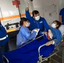 Fabiana ya está en el Hospital San Bernardo: recibirá la primera asistencia médica