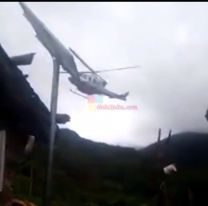 El helicóptero que buscó a Fabiana destrozó la casa de una familia humilde 