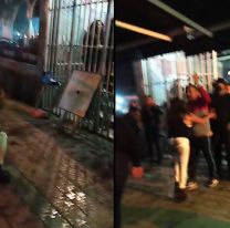 [VIDEO] Descontrol total afuera de un bar de Salta: "La chabona estaba sacada"