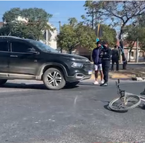[URGENTE] Camioneta arrolló a una salteña que circulaba en bici