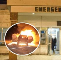Incendio en la salida de Salta: el conductor quedó atrapado