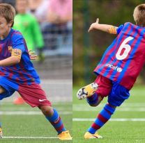 Tiene 7 años y juega en Barcelona: el salteño que sigue los pasos de Messi