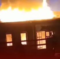 Pánico y desesperación: se incendió una popular iglesia en Salta 