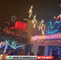 La primera casa que visitará Papá Noel en Salta: así la adornó una familia 
