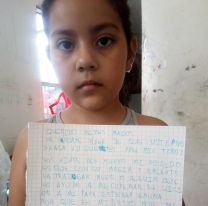 La emotiva carta de una nena salteña a los Reyes para que su papá vuelva a ver
