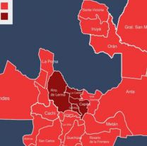 Toda Salta en rojo por el COVID: hay 4 departamentos con alarma sanitaria