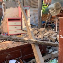 Salteña perdió todo: así quedó su casa y no fue por una bomba 