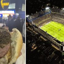 Un inglés publicó en las redes una foto comiendo un choripán en la Bombonera y se viralizó por el precio que pagó