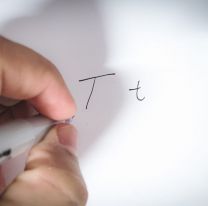 La forma en que escribís la letra "T" dice cómo sos en la vida 