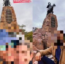 Salta se llenó de famosos y ninguno se quiso perder la visita al Monumento a Güemes