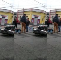 Terrible choque en la Santa Fe y Tucumán: quedó tirado y no se podía mover