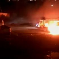 Incendiaron los autos de jugadores de Aldosivi tras una nueva derrota [VIDEO]