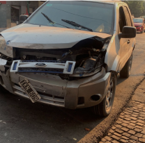 Terrible accidente en Av. San Martín: borracho chocó contra un colectivo