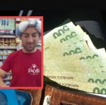 Salteño encontró una billetera llena de guita, buscó al dueño y se la devolvió