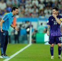 La tremenda confesión de Scaloni sobre Messi después del partido: "No me..."