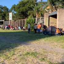 Locura y sacrificio por River en Salta: durmieron en la calle para ver al "Millo"