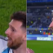El "enojo" de Messi por un pedido que lo incomodó delante de todos en el Monumental